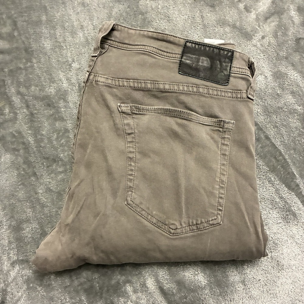 Adriano Goldschmied Jeans Men's 36x34 Gray Tellis Modern Slim Denim Pants
